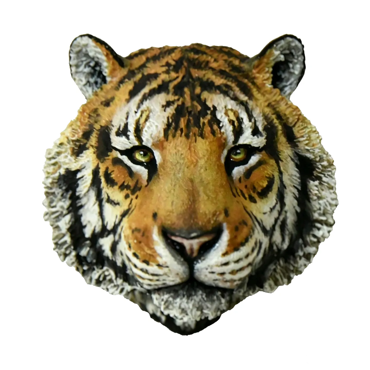 东北虎兽头作品图2